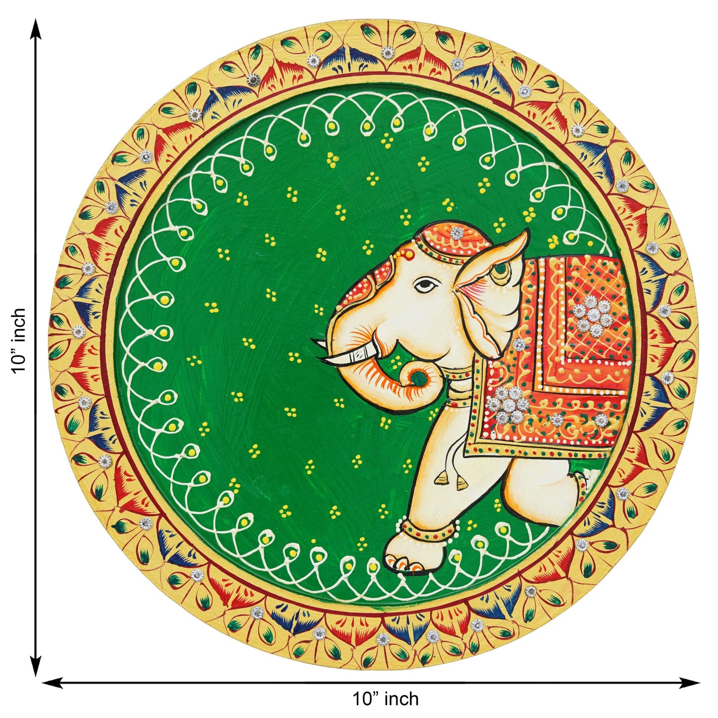 Handmade Pichwai Wall Painting – Creative & Positive Home Decor – Waterproof & Dust Resistant