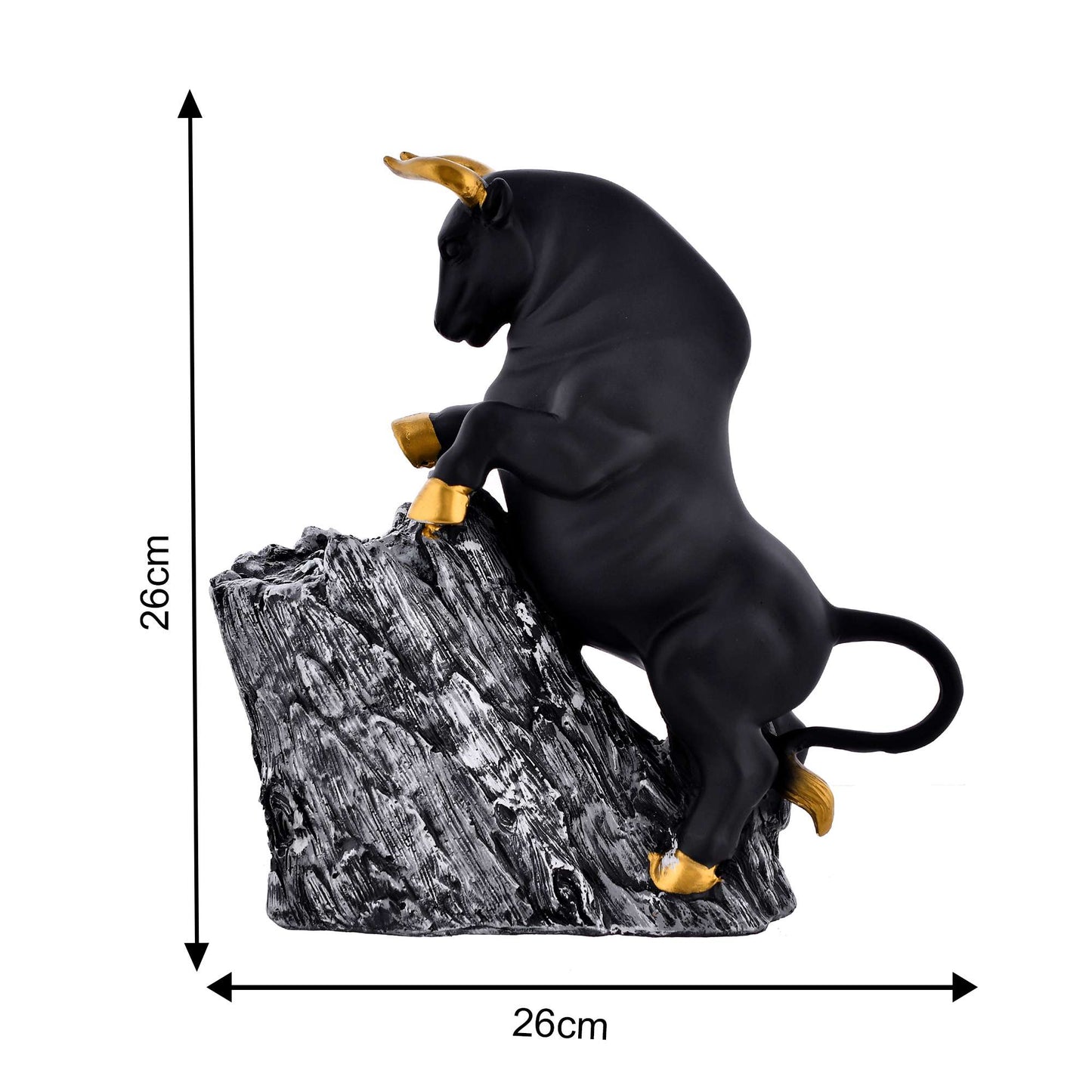 Geometric Bull Statue – Bold Symbol of Strength & Determination for Stylish Interiors