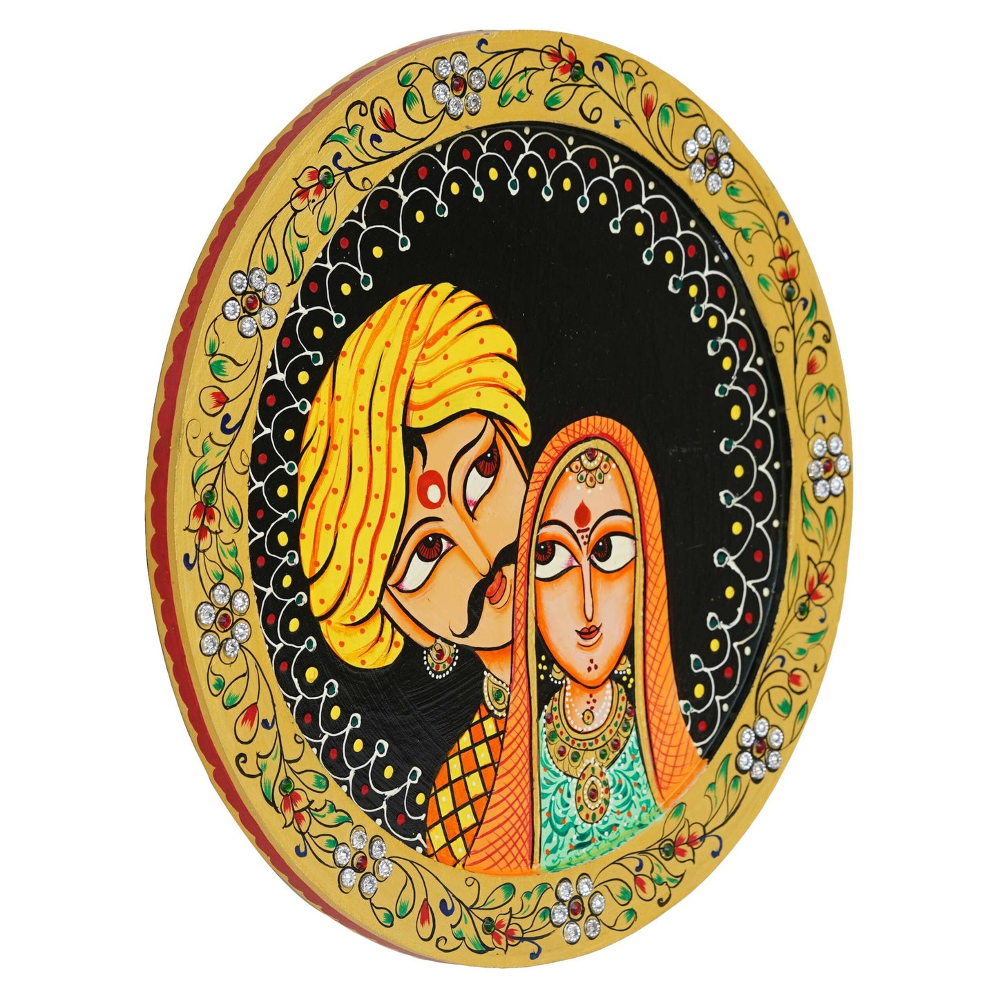 Handmade Pichwai Wall Painting – Creative & Positive Home Decor – Waterproof & Dust Resistant