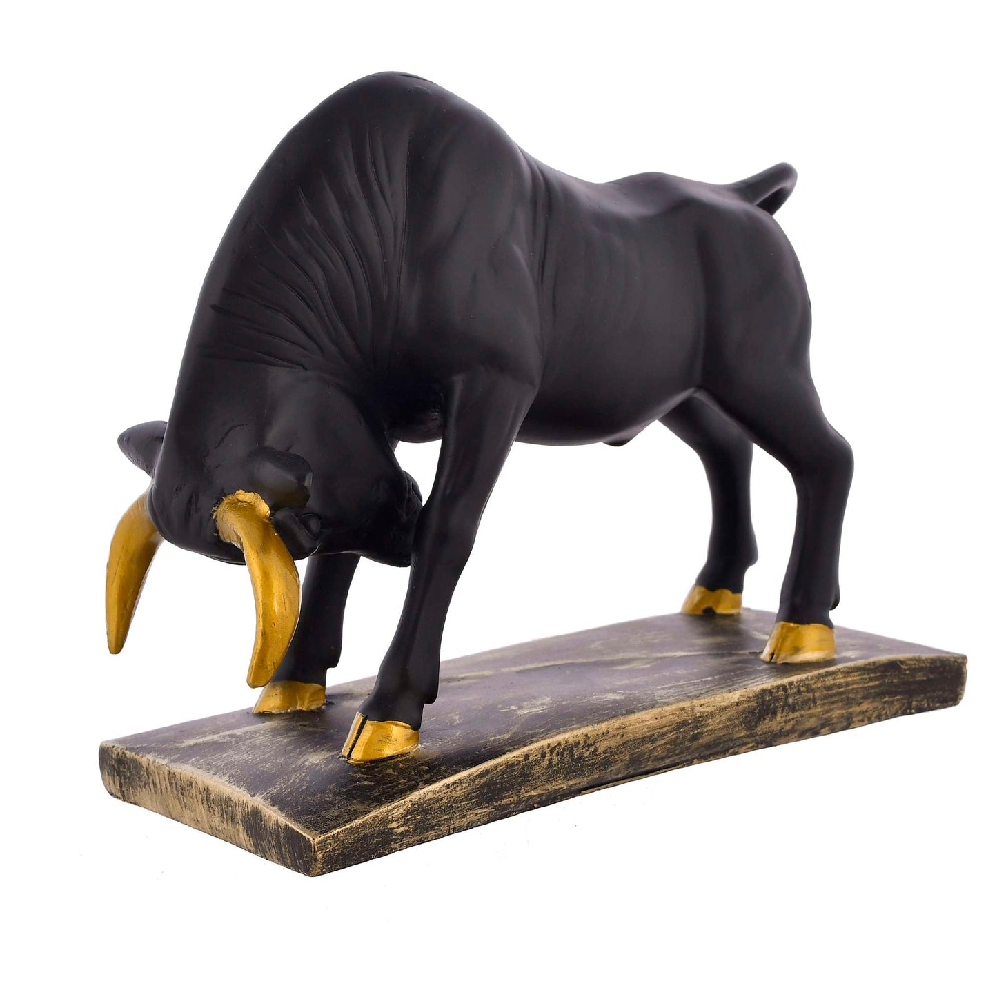 Artistic Bull Statue Gift – Geometric Home Decor Sculpture for Art Lovers & Collectors