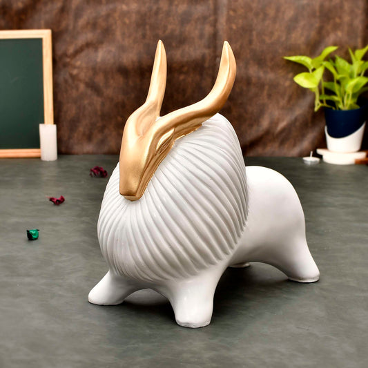 Elegant Yak Showpiece – Majestic Home Decor Accent for Living Room, Bedroom & Office
