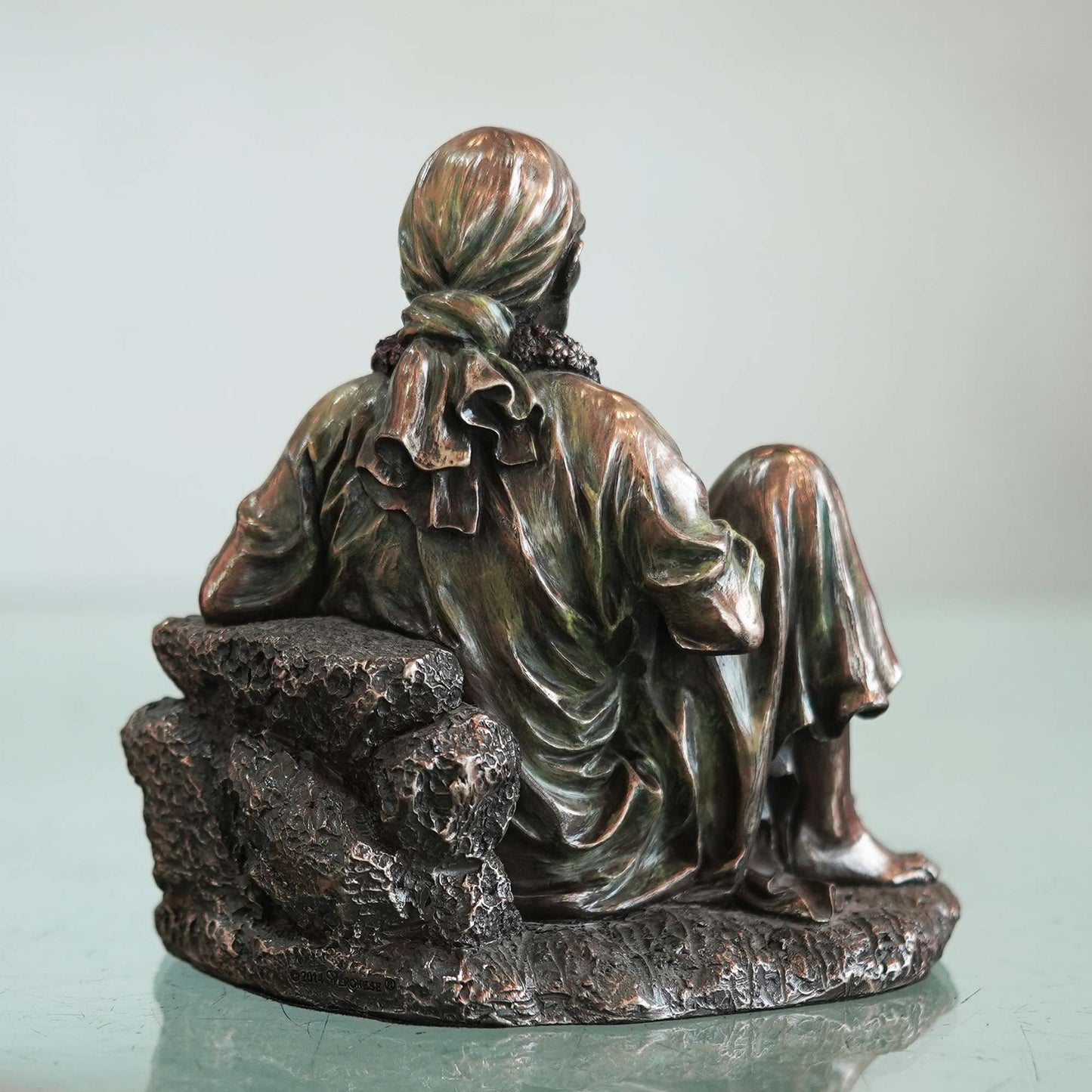 Sacred Bronze Sai Baba Idol – Traditional Handcrafted Statue for Home Temple & Spiritual Decor