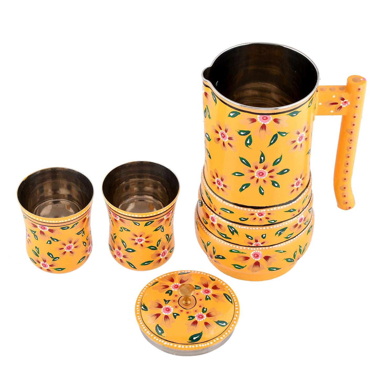 Artisan Aluminium Jug & glass set