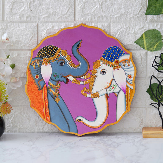 Handmade Pichwai Wall Painting – Creative & Positive Home Decor – Waterproof & Dust Resistant