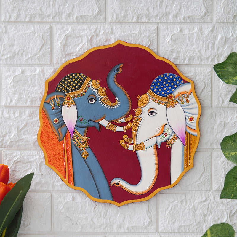 Handmade Pichwai Wall Painting – Creative & Positive Home Decor – Waterproof & Dust Resistant