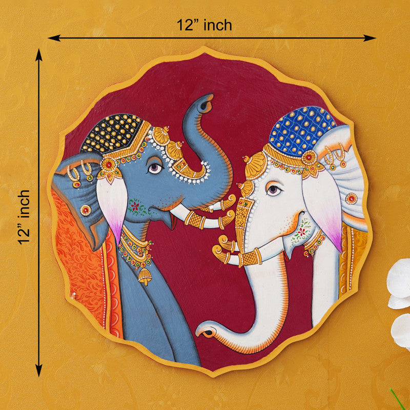 Handmade Pichwai Wall Painting – Creative & Positive Home Decor – Waterproof & Dust Resistant