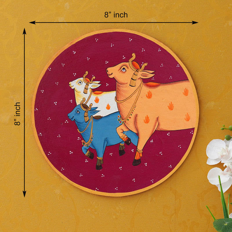 Handmade Pichwai Wall Painting – Creative & Positive Home Decor – Waterproof & Dust Resistant