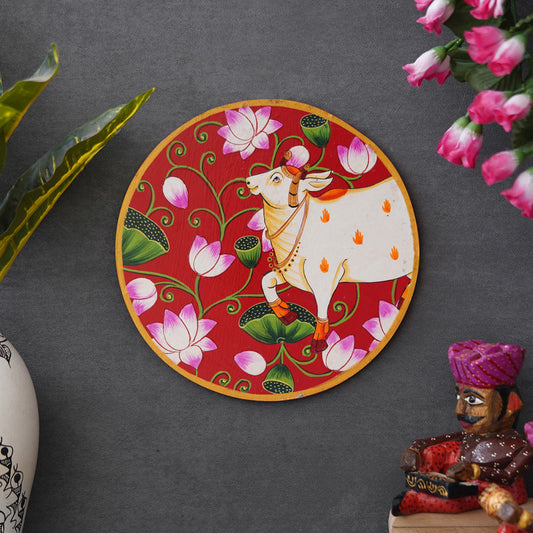 Handmade Pichwai Wall Painting – Creative & Positive Home Decor – Waterproof & Dust Resistant