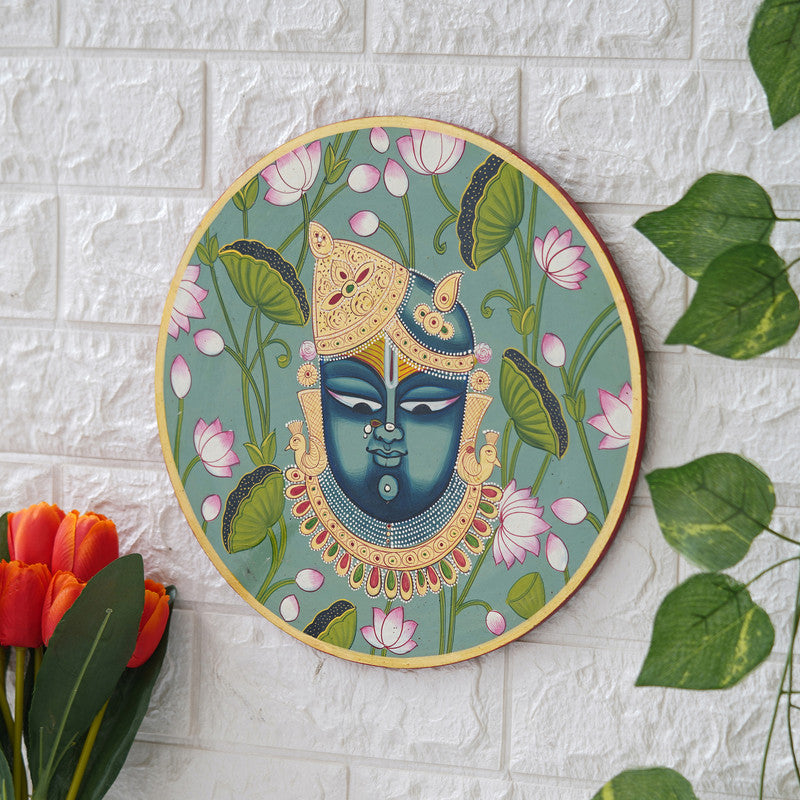Handmade Pichwai Wall Painting – Creative & Positive Home Decor – Waterproof & Dust Resistant