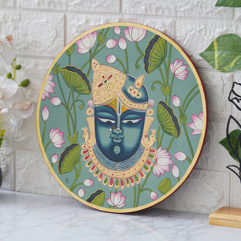 Handmade Pichwai Wall Painting – Creative & Positive Home Decor – Waterproof & Dust Resistant