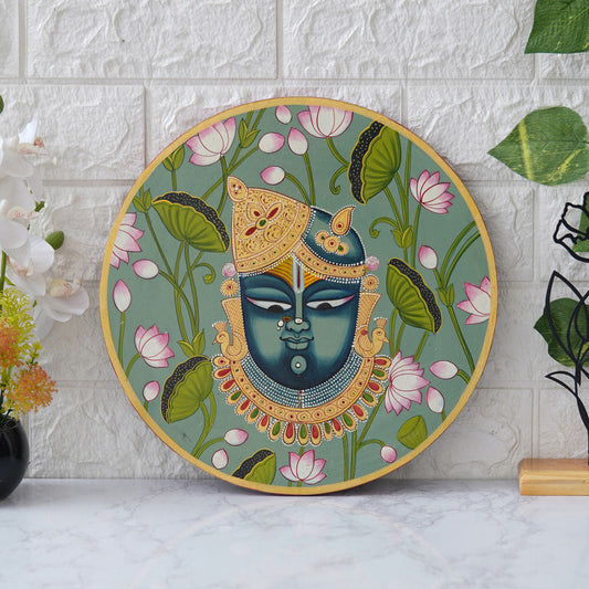 Handmade Pichwai Wall Painting – Creative & Positive Home Decor – Waterproof & Dust Resistant