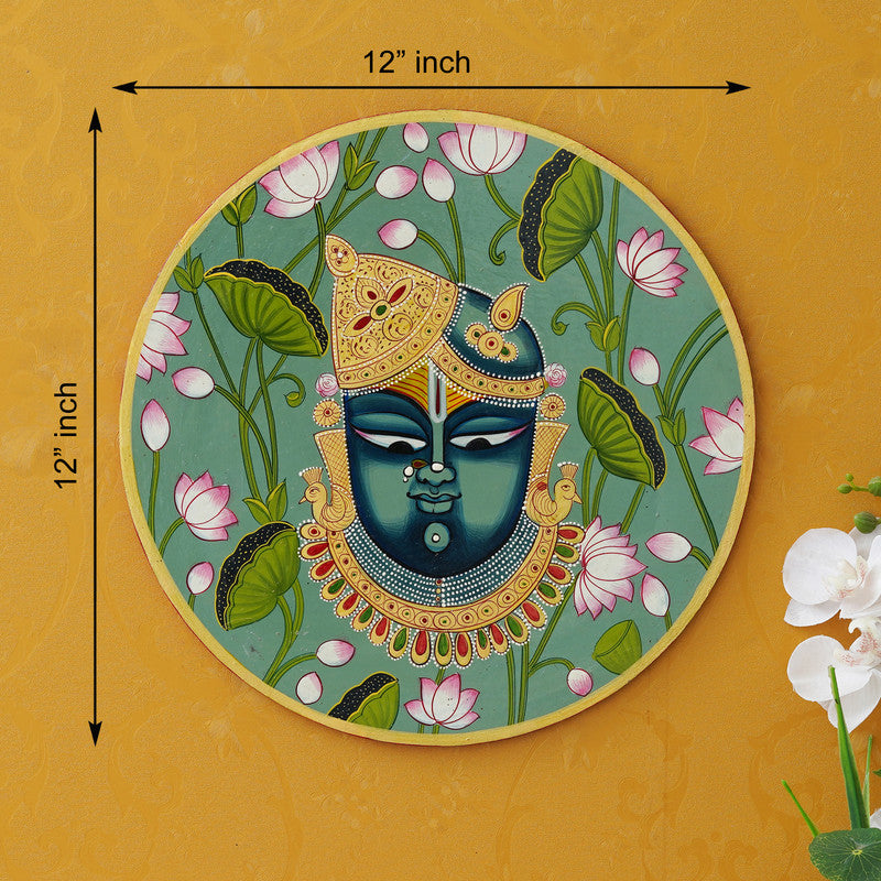 Handmade Pichwai Wall Painting – Creative & Positive Home Decor – Waterproof & Dust Resistant