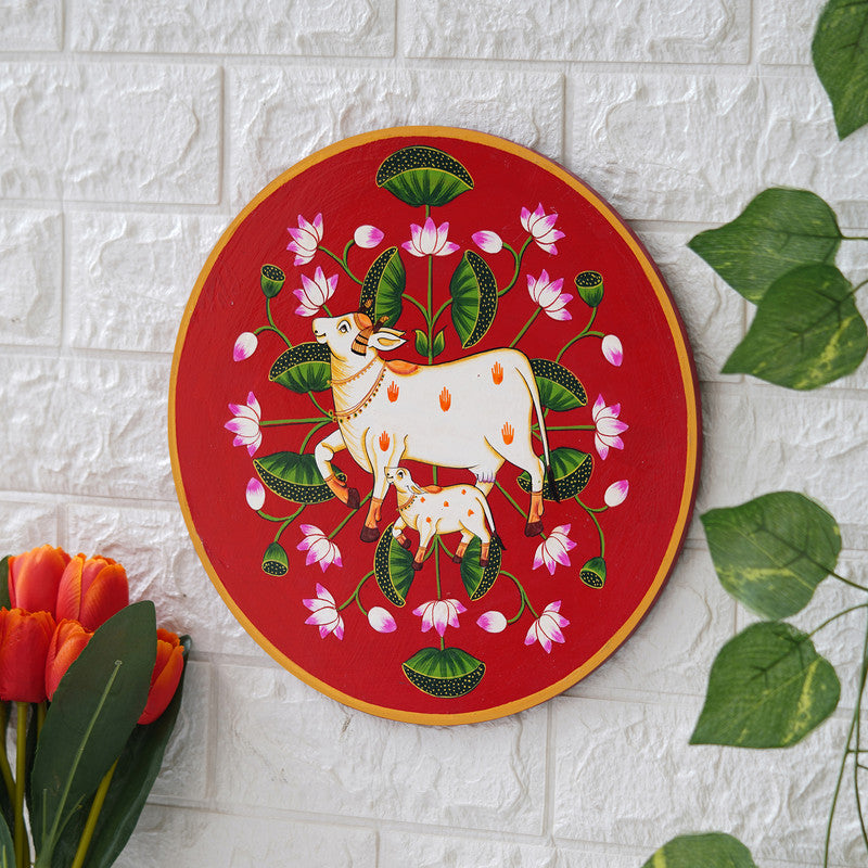 Handmade Pichwai Wall Painting – Creative & Positive Home Decor – Waterproof & Dust Resistant