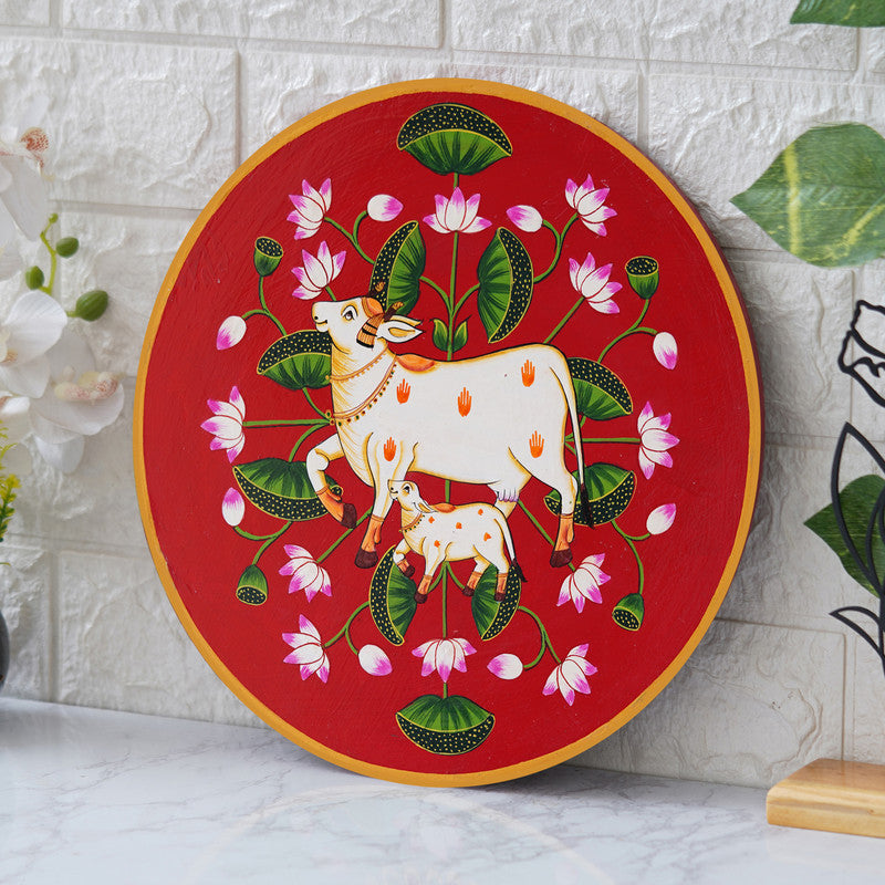 Handmade Pichwai Wall Painting – Creative & Positive Home Decor – Waterproof & Dust Resistant