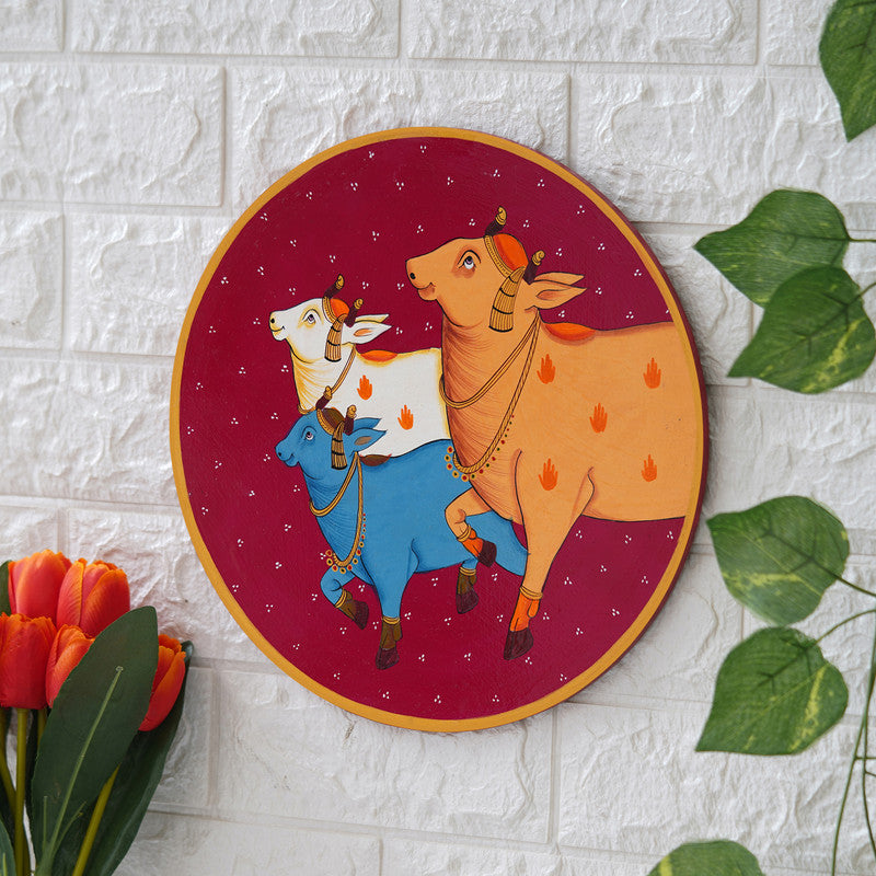 Handmade Pichwai Wall Painting – Creative & Positive Home Decor – Waterproof & Dust Resistant