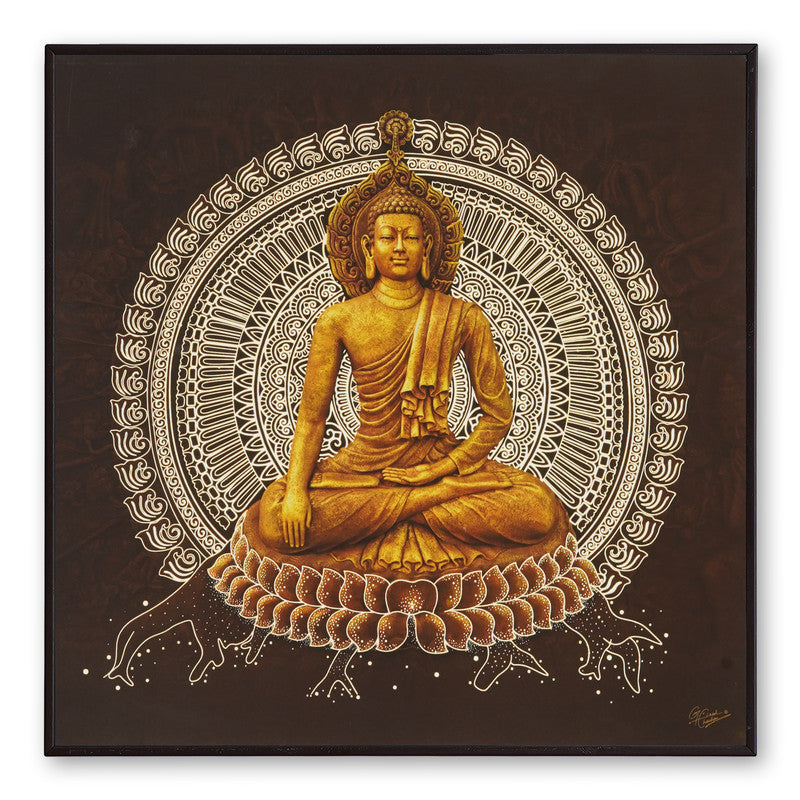 Golden Horizon – Artistic Modern Abstract Wall Art