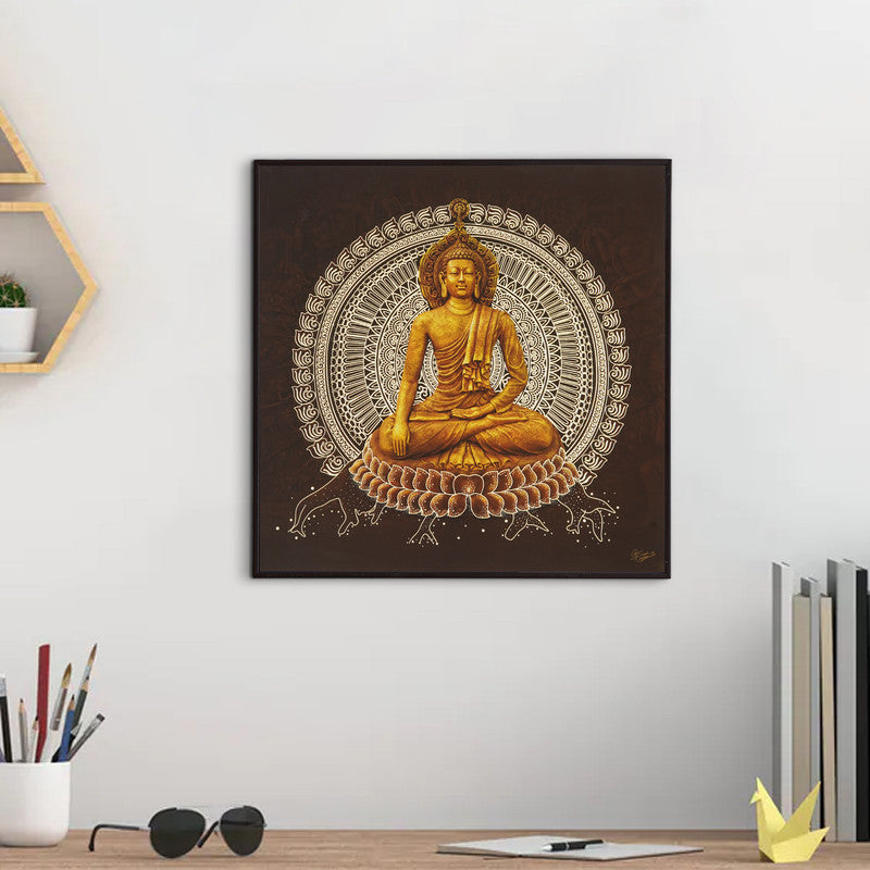 Golden Horizon – Artistic Modern Abstract Wall Art