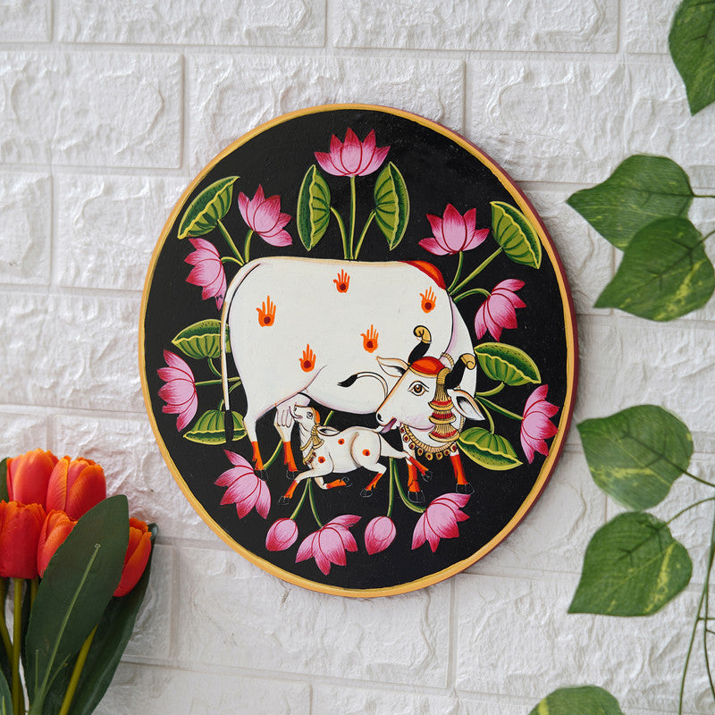 Handmade Pichwai Wall Painting – Creative & Positive Home Decor – Waterproof & Dust Resistant