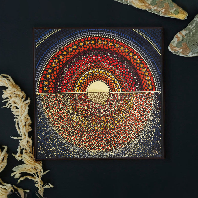 Golden Horizon – Artistic Modern Abstract Wall Art