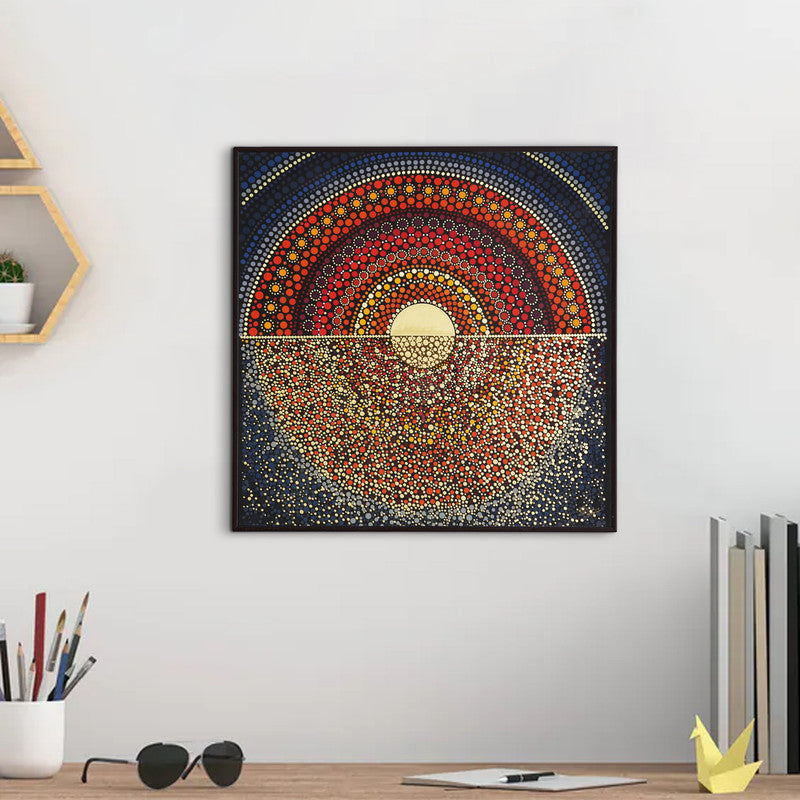 Golden Horizon – Artistic Modern Abstract Wall Art