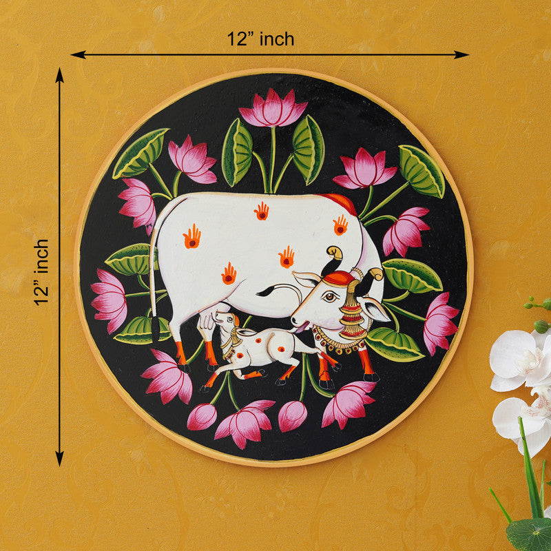 Handmade Pichwai Wall Painting – Creative & Positive Home Decor – Waterproof & Dust Resistant