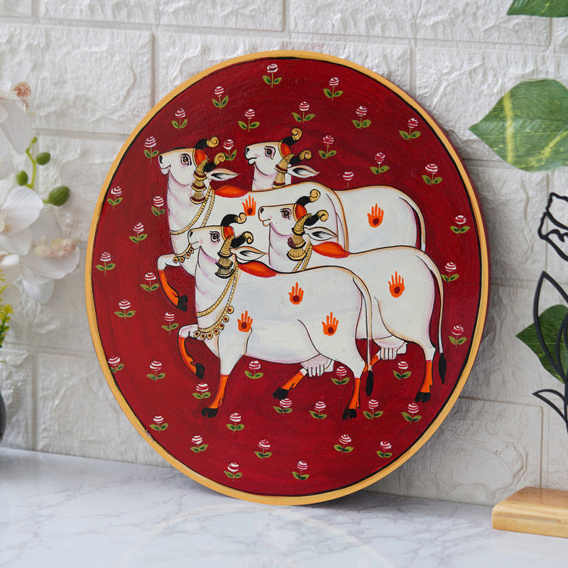 Handmade Pichwai Wall Painting – Creative & Positive Home Decor – Waterproof & Dust Resistant