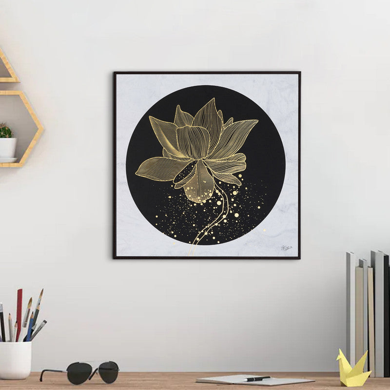 Golden Horizon – Artistic Modern Abstract Wall Art