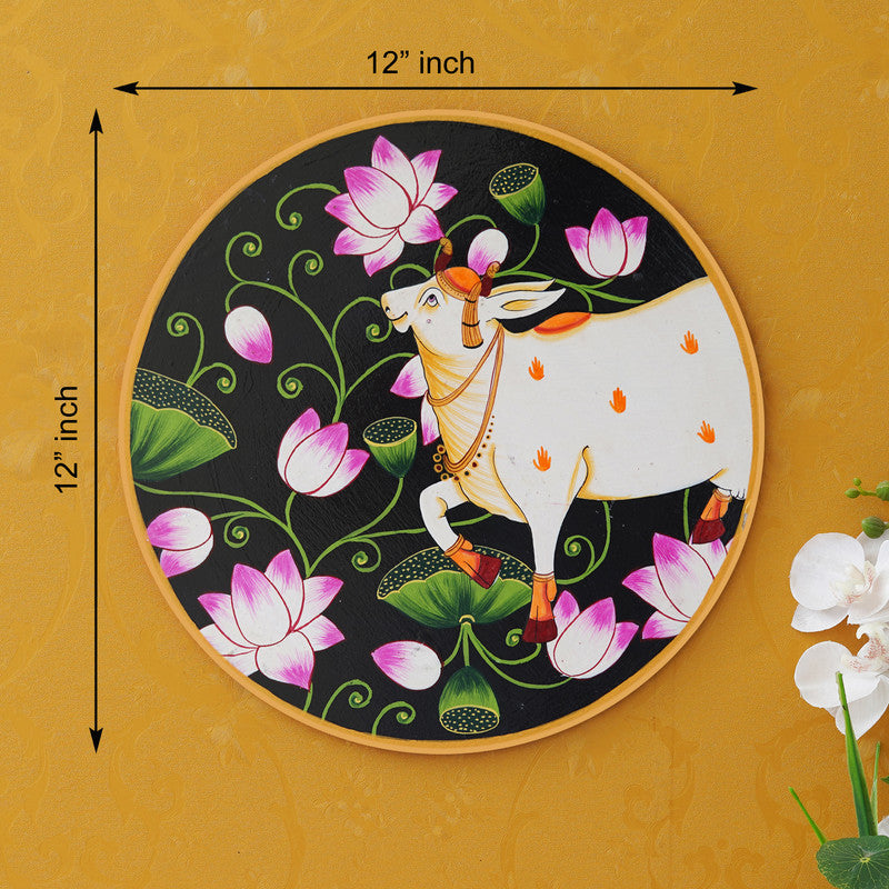 Handmade Pichwai Wall Painting – Creative & Positive Home Decor – Waterproof & Dust Resistant