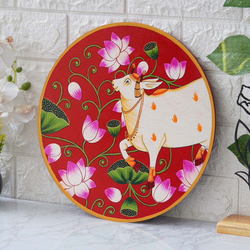 Handmade Pichwai Wall Painting – Creative & Positive Home Decor – Waterproof & Dust Resistant