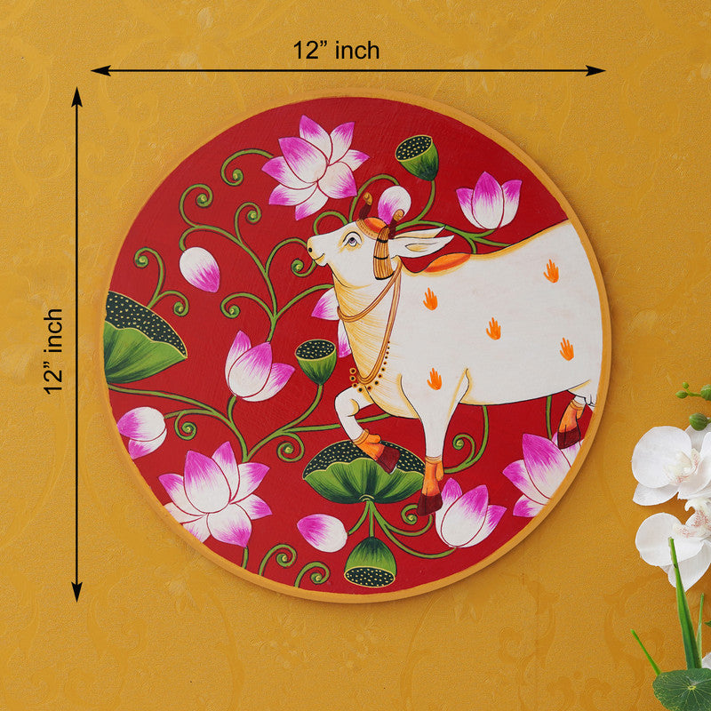 Handmade Pichwai Wall Painting – Creative & Positive Home Decor – Waterproof & Dust Resistant