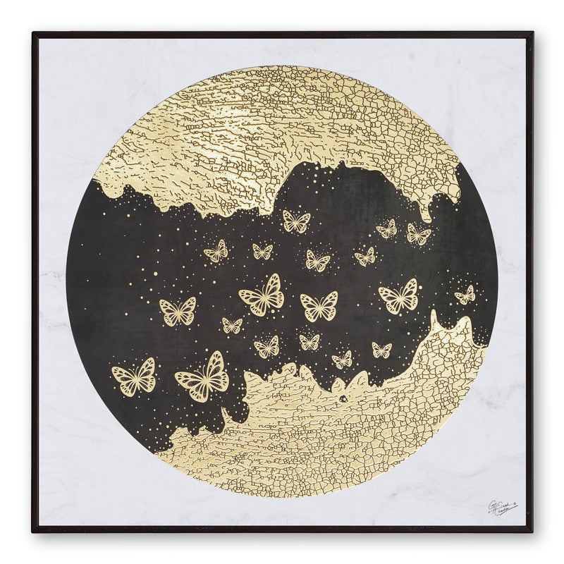 Golden Horizon – Artistic Modern Abstract Wall Art