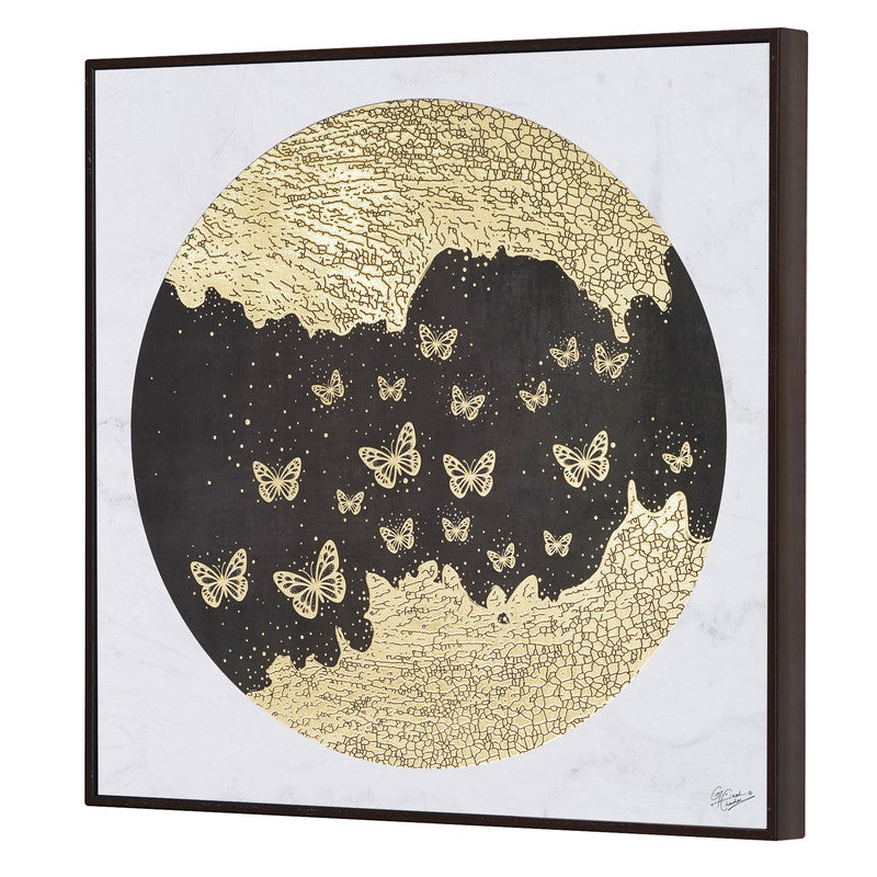Golden Horizon – Artistic Modern Abstract Wall Art