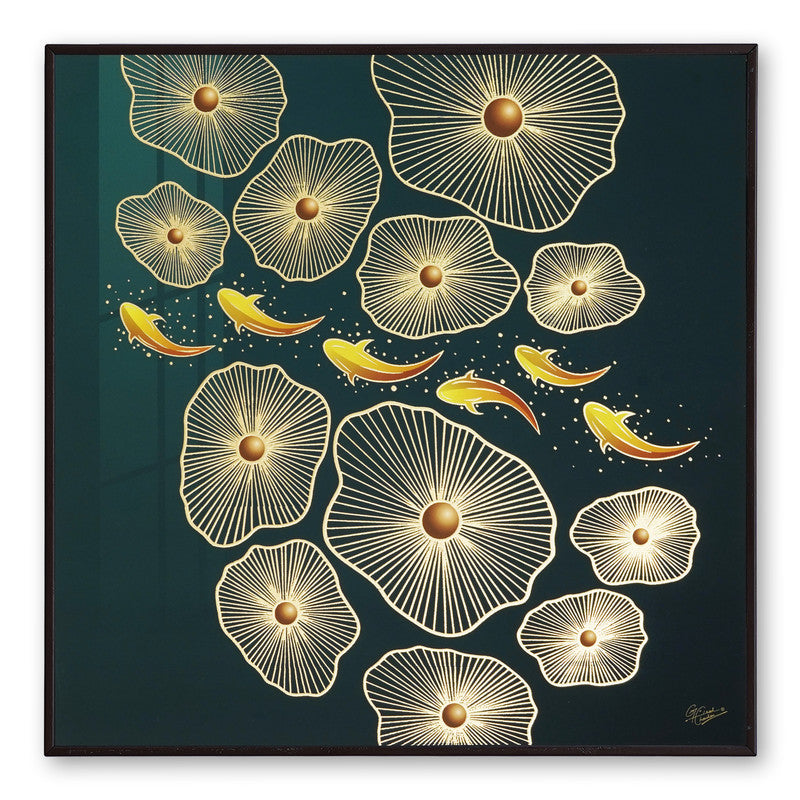 Golden Horizon – Artistic Modern Abstract Wall Art