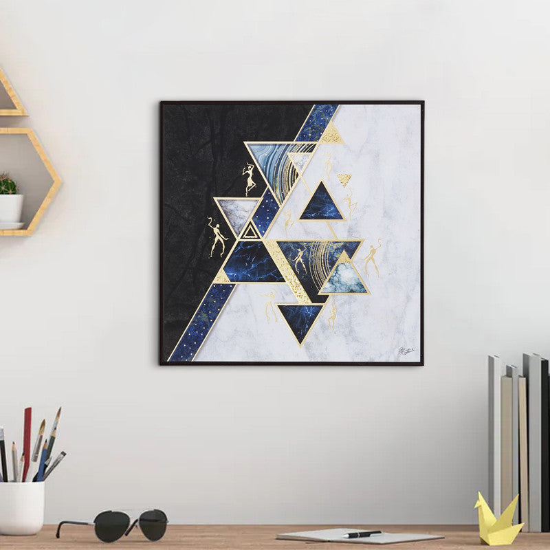 Golden Horizon – Artistic Modern Abstract Wall Art