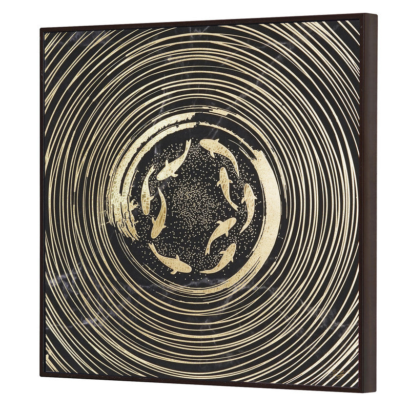 Golden Horizon – Artistic Modern Abstract Wall Art