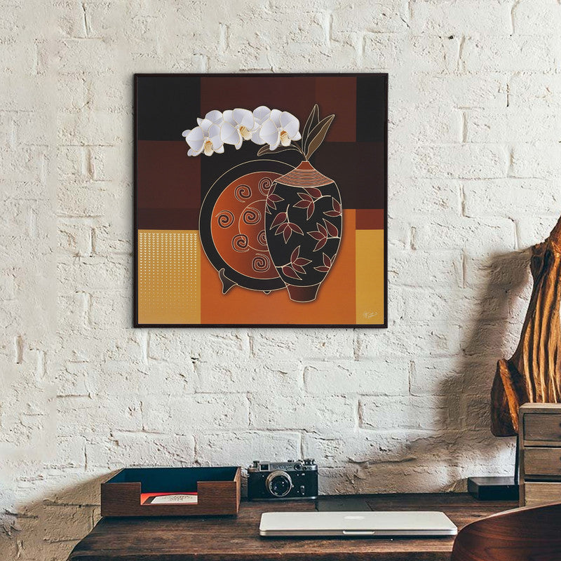Golden Horizon – Artistic Modern Abstract Wall Art