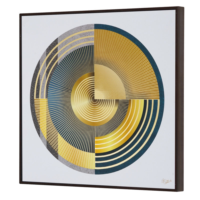 Golden Horizon – Artistic Modern Abstract Wall Art