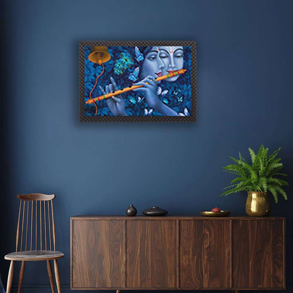 Sparkle Laminated Framed Wall Art – Abstract, Modern & Religious Themes – Water Splashproof & Ready to Hang