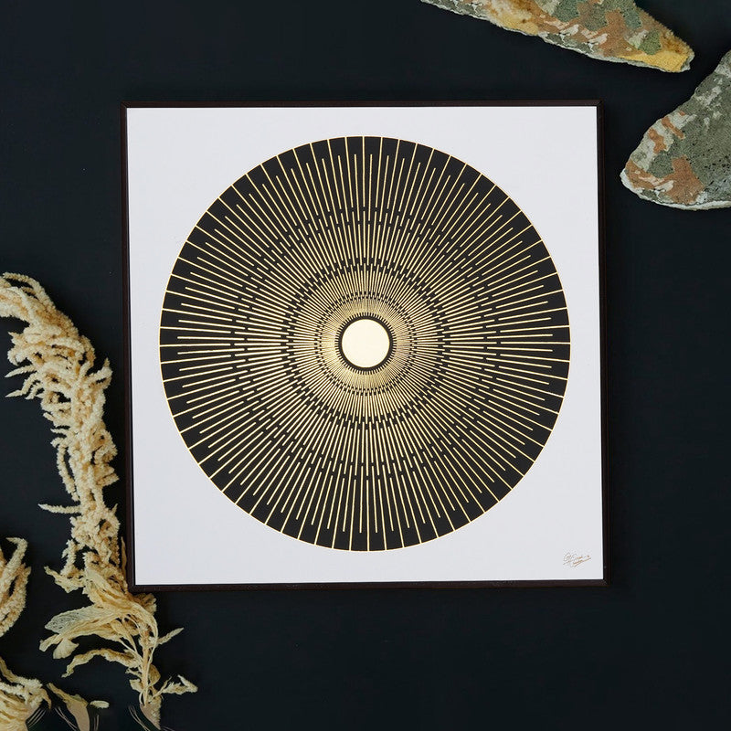 Golden Horizon – Artistic Modern Abstract Wall Art