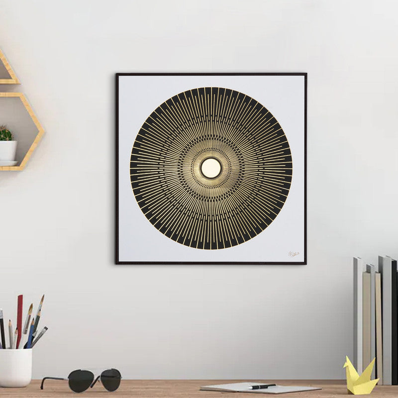 Golden Horizon – Artistic Modern Abstract Wall Art