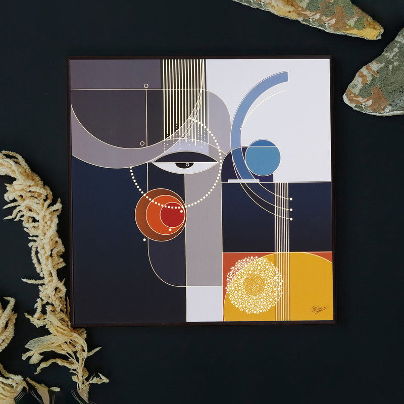 Golden Horizon – Artistic Modern Abstract Wall Art