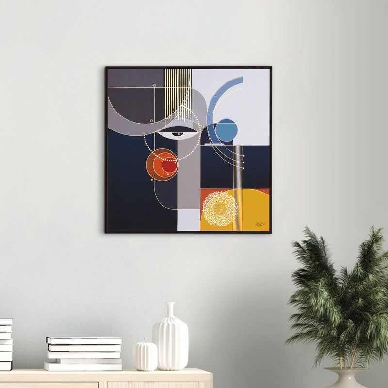 Golden Horizon – Artistic Modern Abstract Wall Art