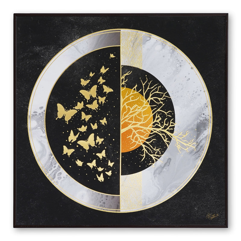 Golden Horizon – Artistic Modern Abstract Wall Art