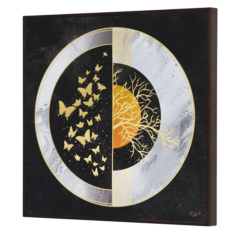 Golden Horizon – Artistic Modern Abstract Wall Art