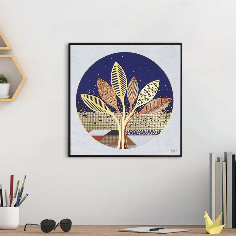 Golden Horizon – Artistic Modern Abstract Wall Art