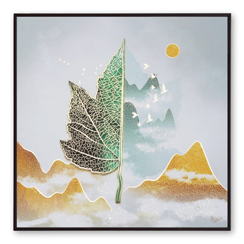 Golden Horizon – Artistic Modern Abstract Wall Art