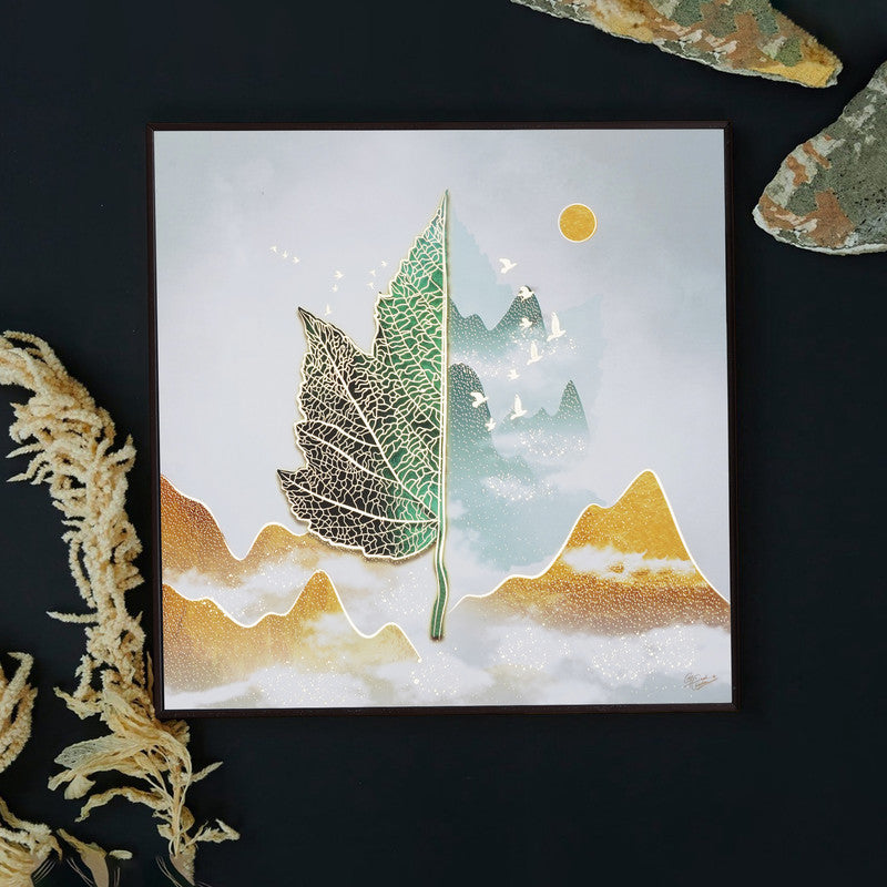 Golden Horizon – Artistic Modern Abstract Wall Art