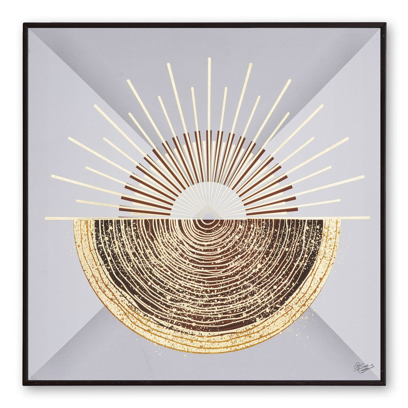 Golden Horizon – Artistic Modern Abstract Wall Art
