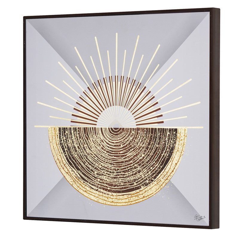 Golden Horizon – Artistic Modern Abstract Wall Art