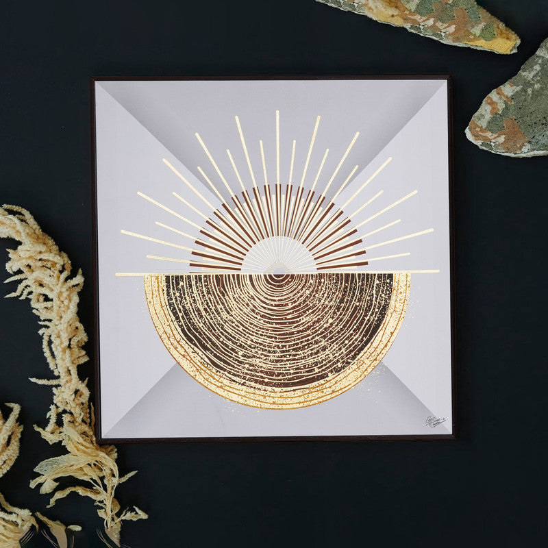 Golden Horizon – Artistic Modern Abstract Wall Art
